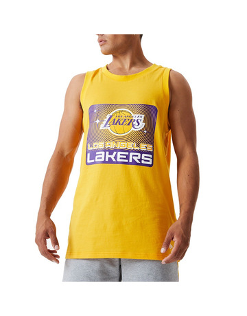 New Era NBA LOS ANGELES LAKERS NEON SLEEVELESS TEE - Club wear