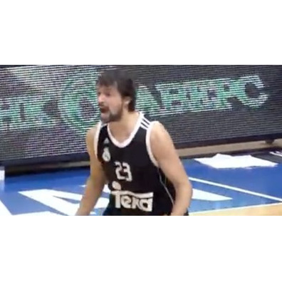 Camiseta Llull Real Madrid Basket 2014 (negra)