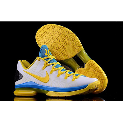 KD V Elite "Playoffs Home" (100/white/yellow/blue)