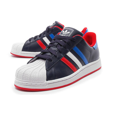 Adidas Superstar 2 J (navy/white/blue/red)