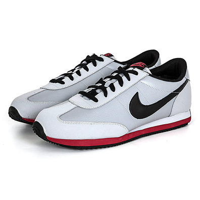 Nike Oceania Leather (cinza/preto/vermelho)