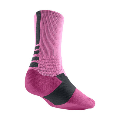 Calcetines Nike Hyper Elite Basket Crew (688/rosa/negro/gris)