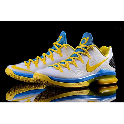 KD V Elite "Playoffs Home" (100/white/yellow/blue)