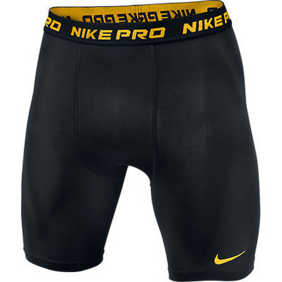 Nike Pro Combat Core 6" Shorts (014/black/yellow)