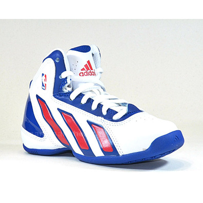 Adidas Daily Double 3 NBA Kids (white/blue/red)(35-40)