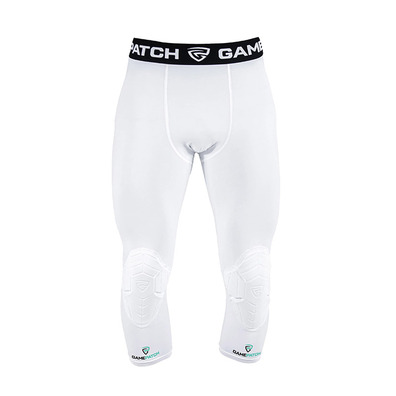 3/4 Tights with Knee Padding "White"