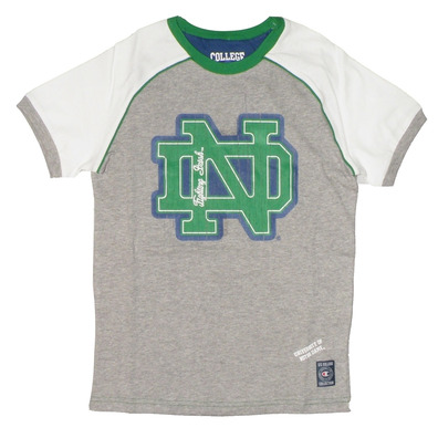 Champion University Of Notre Dame Tee Kids (grey/white)