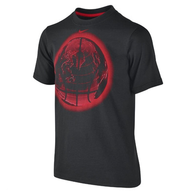 Camiseta Nike Glow Ball World (010/preto/vermelho)