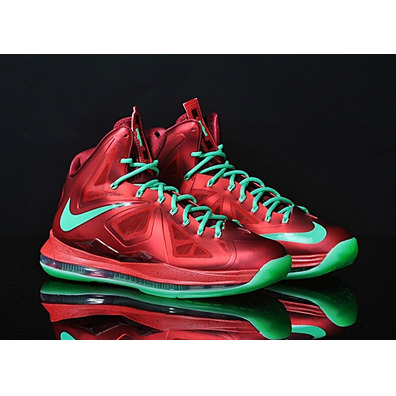 Lebron X "Christmas 2012" (600/red/green)