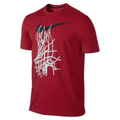 Camiseta Nike "The Swoosh Net" (657/rojo/blanco/negro)