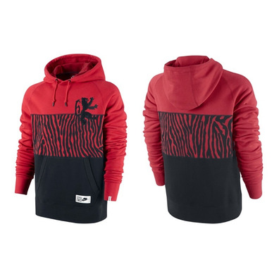 Sudadera Capucha Lebron Safari PRT (657/rojo/negro)