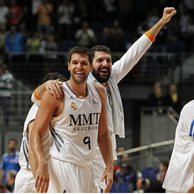 Camiseta Felipe Reyes Real Madrid Basket 13/14 (blanco)