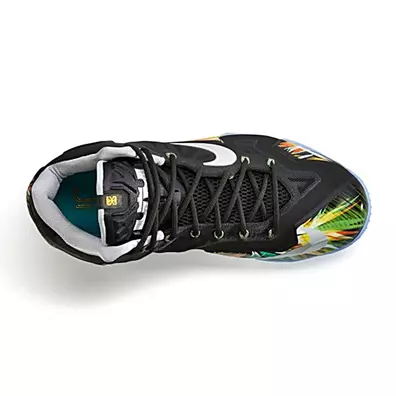 Lebron XI "Everglades" (006/negro/amarillo/verde/blanco/gris)