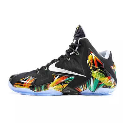 Lebron XI "Everglades" (006/negro/amarillo/verde/blanco/gris)