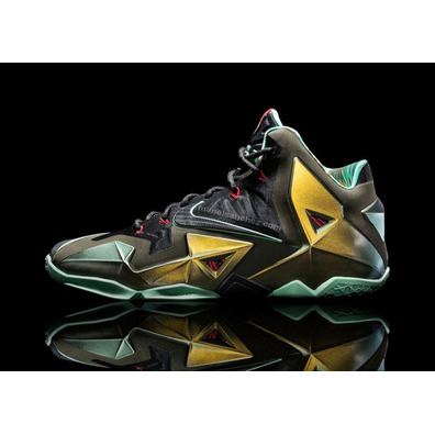 Lebron XI "King Pride" (700/verde/oro/negro)