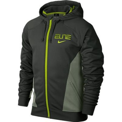 Sudadera Cap Nike Elite World Tour Full-Zip (330/green/volt)