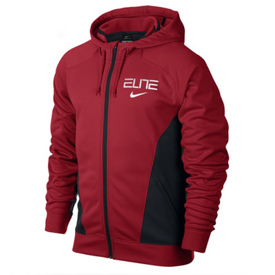 Sudadera Cap Nike Elite World Tour Full-Zip (650/red/black/wh)