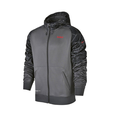 Sudadera Capucha Lebron Hero Premium Full-Zip (060/Antracita/Negro/Rojo)