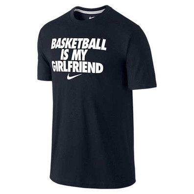 Camiseta Basket Nike Sgx "Basketball Is My Girlfriend" (010/negro)