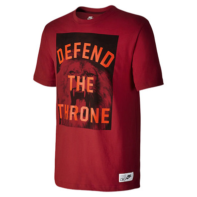 Camiseta Lebron "Defend the Throne" (687/rojo)