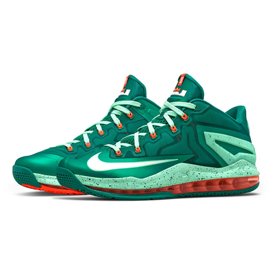 Air Max Lebron XI Low "Biscayne" (313/verde/blanco/naranja)