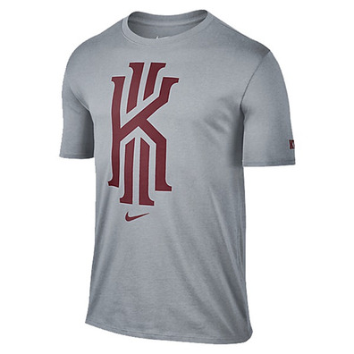 Nike Camiseta Kyrie Foundation Logo (012/gris/rojo)