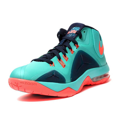 Lebron Ambassador VII "Sea Green" (484/turquesa/hot lava/navy)