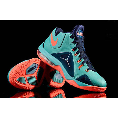 Lebron Ambassador VII "Sea Green" (484/turquesa/hot lava/navy)