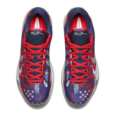 Kobe X "Independence Day" (604/university red/silver/photo blue)