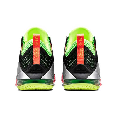 Lebron XII Low "Remix" (003/negro/volt/ blue/crimson/gris)