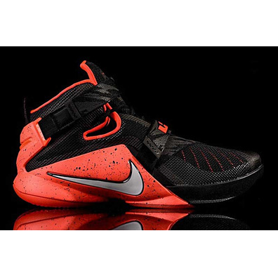 Nike Zoom Lebron Soldier 9 Premium "Bright Crimson" (negro/blanco-bright crimson)