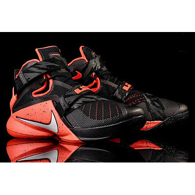 Nike Zoom Lebron Soldier 9 Premium "Bright Crimson" (negro/blanco-bright crimson)