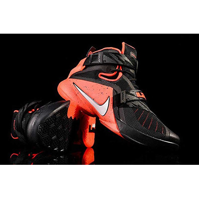 Nike Zoom Lebron Soldier 9 Premium "Bright Crimson" (negro/blanco-bright crimson)