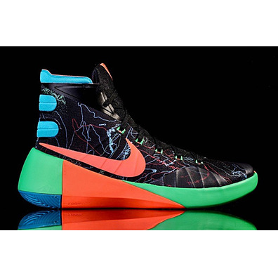 Nike Hyperdunk 2015 "Graffiti" (084/black/orange/verde/blue)