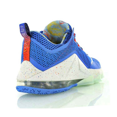 Lebron XII Low Limited "4TH July" (406/hypercobalt/gris/crimson)