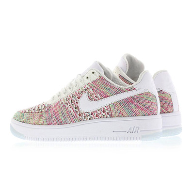 Wmns Air Force 1 Flyknit Low "Multicolor" (102/white/emerald/white)