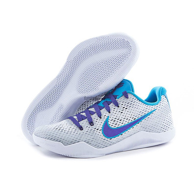 Kobe XI "Draft Day" (154/white/court purple/blue lagoon)