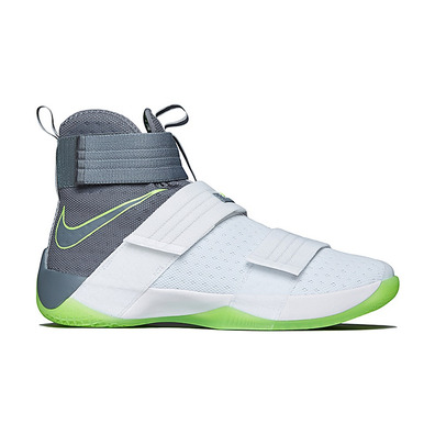 LeBron Soldier 10 SFG "Dunkman" (103/white/cool grey/elect green)