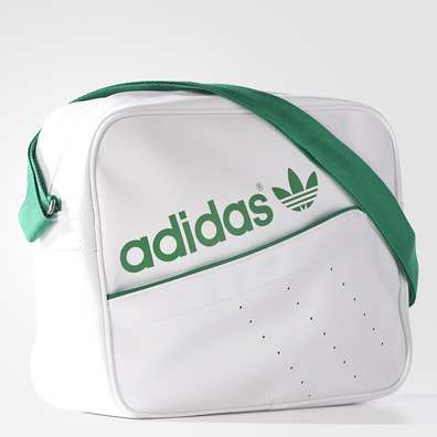 Adidas Originals Bolso Airliner Perforated (blanco/verde)