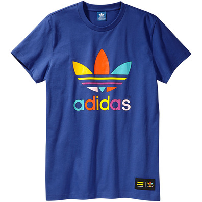 Adidas Originals Camiseta Mono Color Trefoil Pharrell Williams (azul)