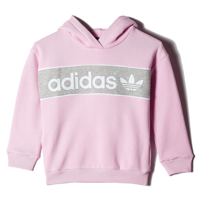 Adidas Originals Basketball Hooded Fleece Set Infant (pink/grey)