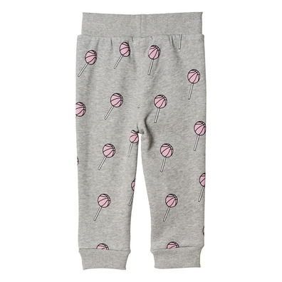 Adidas Originals Basketball Hooded Fleece Set Infant (pink/grey)