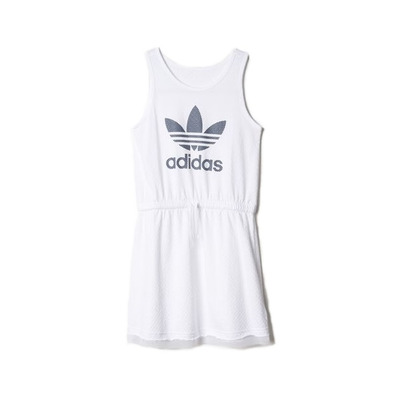 Adidas Originals Junior Girls Dress Tenis (white)