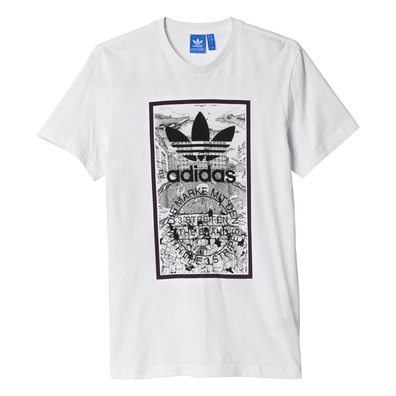 Adidas Originals Camiseta Hand Drawn Basketball (white)