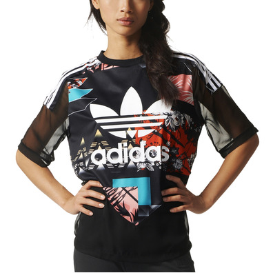 Adidas Originals Mujer Camiseta Soccer Tropical ( multicolor)