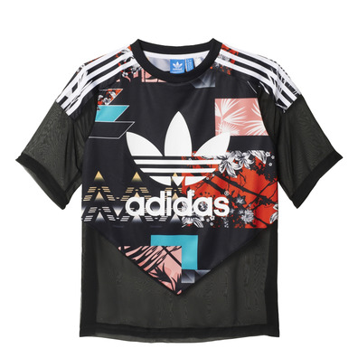 Adidas Originals Mujer Camiseta Soccer Tropical ( multicolor)