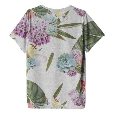 Adidas Originals Boyfriend Trefoil Floral Tee (grey/multicolor)