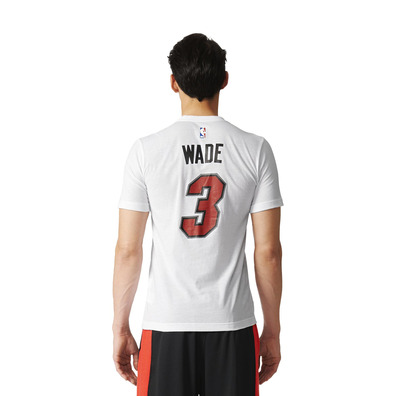 Adidas NBA Game Time Miami Heat Wave Nº 3 Tee (white)