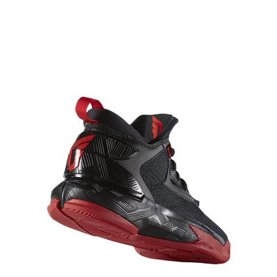 Adidas D Lillard 2 "Oakland" Junior (negro/rojo)