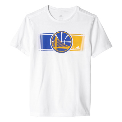 Adidas Camiseta Youth 1 NBA Golden State Warriors (blanco/azul/amarillo)